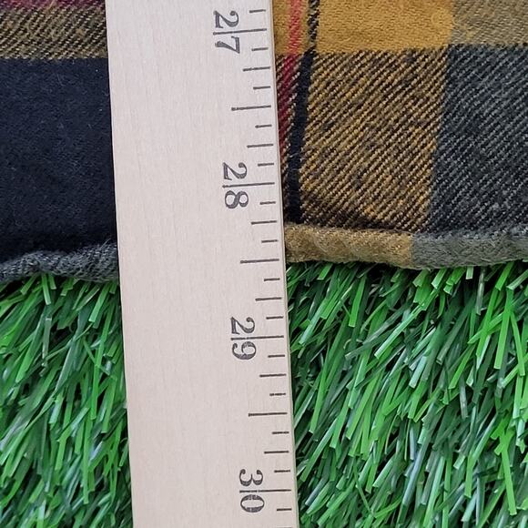 Red-Head Flannel Button Shirt Large 23x28 Shadow Plaid - Picture 14 of 14